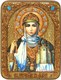 Подарочная икона Святая Равноапостольная княгиня Ольга на мореном дубе 20х15 20841