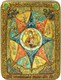 Подарочная икона Божией матери Неопалимая купина на мореном дубе 20х15 21135