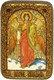Настольная икона Архангел Михаил на мореном дубе 15х10 20105