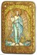 Настольная икона Ангел Хранитель на мореном дубе 15х10 20487