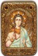 Настольная икона Ангел Хранитель на мореном дубе 15х10 20575 - фото 34808