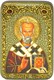 Икона Святитель Николай, архиепископ Мир Ликийский (Мирликийский), чудотворец 15х10 20777 - фото 34850