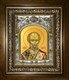 Икона Николай чудотворец, архиепископ Мир Ликийских, святитель, в киоте 20х24 см 22416 - фото 36154