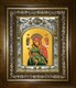 Икона Киккская икона Божией Матери, в киоте 20х24 см 23247