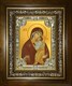 Икона Ярославская икона Божией Матери, в киоте 24х30 см 23612