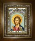Икона Господь Вседержитель, в киоте 20х24 см 23678