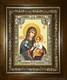 Икона Неувядаемый цвет, икона Божией Матери, в киоте 24х30 см 24070