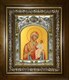 Икона Иверская икона Божией Матери, в киоте 20х24 см 24101