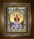 Икона Живоносный источник Божией Матери, в киоте 20х24 см 24383