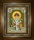 Икона Спиридон Тримифунтский святитель, в киоте 24х30 см 24627