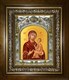 Икона Тихвинская икона Божией Матери, в киоте 20х24 см 24962 - фото 38633
