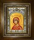 Икона Огневидная икона Божией Матери, в киоте 20х24 см 24999