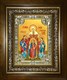 Икона Вера, Надежда, Любовь и их матерь София мученицы, в киоте 24х30 см 25075