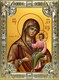 Икона Далматская икона Божией Матери, 18х24 см, со стразами 25161 - фото 38827