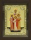 Икона Вера, Надежда, Любовь и и их матерь София мученицы, в киоте 24х30 см 25163 - фото 38829