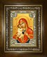 Икона Жировицкая икона Божией Матери, в киоте 24х30 см 25164