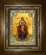 Икона Богородица со сродницами, праведными Анной и Марией, в киоте 24х30 см 25275