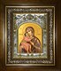 Икона Феодоровская(Федоровская) икона Божией Матери, в киоте 20х24 см 25367 - фото 39030