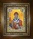 Икона Спиридон Тримифунтский святитель, в киоте 24х30 см 25922