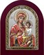 Икона Божьей Матери Скоропослушница, дерево, посеребрение 925 26303 - фото 39944