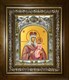 Икона Любечская икона Божией Матери, в киоте 20х24 см 26433
