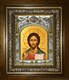 Икона Господь Вседержитель, в киоте 20х24 см 26524