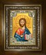 Икона Господь Вседержитель, в киоте 24х30 см 27185