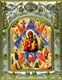 Икона Неопалимая Купина, икона Божией Матери, 14х18 см 27633 - фото 41248