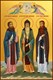 Икона Аксентий, Астерий и Тарасий Кашкаранские, Соловецкие преподобные 28091