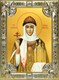 Икона Ольга равноапостольная великая княгиня, 18х24 см, со стразами 28497