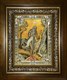 Икона Онуфрий Великий преподобный, в киоте 24х30 см 28588