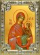 Икона Анна, мать Пресвятой Богородицы, праведная, 18х24 см, со стразами 28971 - фото 42558
