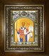 Икона Николай Можайский, в киоте 20х24 см 29054