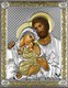 Икона Святое Семейство, 14х18 см 29090