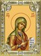 Икона Боголюбская икона Божией Матери, 18х24 см, со стразами 29116 - фото 42701
