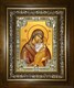 Икона Ярославская икона Божией Матери, в киоте 24х30 см 29626