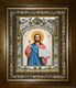 Икона Господь Вседержитель, в киоте 20х24 см 29931