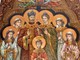 Живописная икона Святые царственные страстотерпцы на кипарисе 29х42 см. 233913