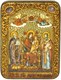 Подарочная икона Божией Матери Пресвятой Богородицы Экономисса (Домостроительница) на дубе 15х20 см. 234484