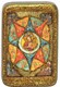 Настольная икона Божией матери Неопалимая купина на дубе 10х15 см. 234280