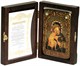 Настольная икона Феодоровская икона Божией Матери на дубе 10х15 см. 234273