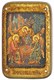 Настольная икона Троица на дубе 10х15 см. 234269
