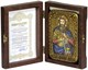 Настольная икона Святой мученик Анатолий Никомидийский на дубе 10х15 см. 234243