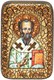 Настольная икона Святой апостол Родион (Иродион) епископ Патрасский на дубе 10х15 см. 234233