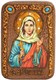 Настольная икона Святая мученица Ника Коринфская на дубе 10х15 см. 234199
