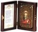 Настольная икона Святая мученица Галина Коринфская на дубе 10х15 см. 234194
