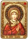 Подарочная икона Святая мученица Галина Коринфская на дубе 21х29 см. 234015