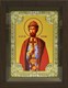 Икона освященная Святослав Юрьевский Владимирский серебро 925 18х24 см в деревянном киоте 24х30 см 239371 - фото 6447