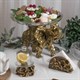Фруктовница-конфетница Слон Джайпурарт Бронза Bo52108_3261