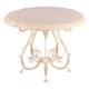 Кованый обеденный стол Аделаида 5 Айвори Bo19010_1562